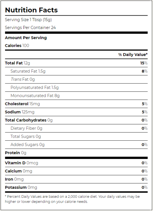 Primal Kitchen Mayo Nutrition Facts