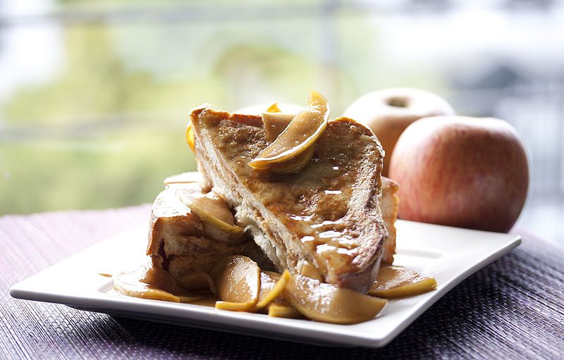 Stuffed French Toast with Almond Butter and Apples