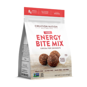Creation Nation Energy Bites, Front of Product
