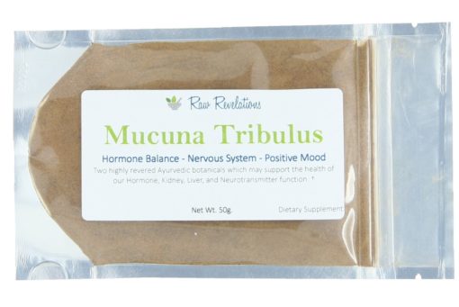 Raw Revelations Mucuna Tribulus - Front of Package