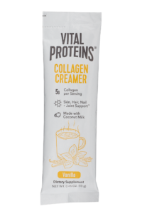 Vital Proteins Collagen Creamer (Vanilla) Stick Pack - Front of Package