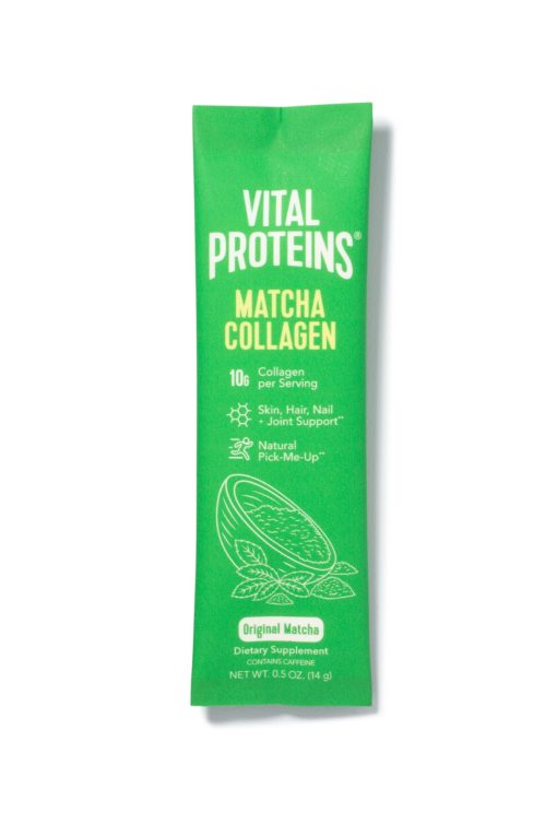 Vital Proteins Matcha Collagen Stick Pack - Front of Package