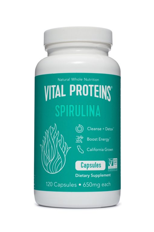 Vital Proteins Spirulina Capsules - Front of Package