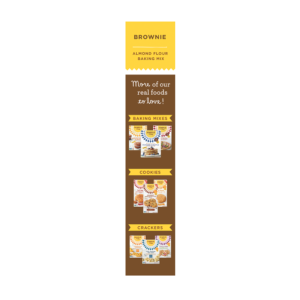 Simple Mills Almond Flour Brownie Mix - Side of Package