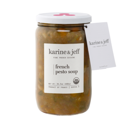 Karine & Jeff French Pesto Soup