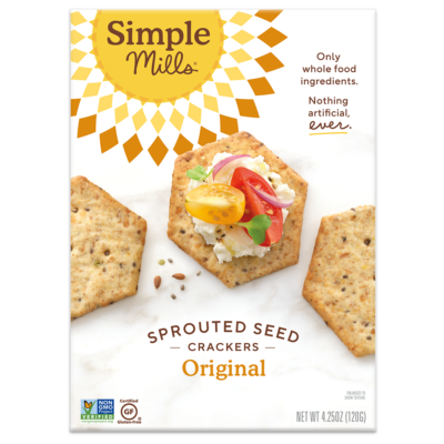 simple mills sprouted seed crackers