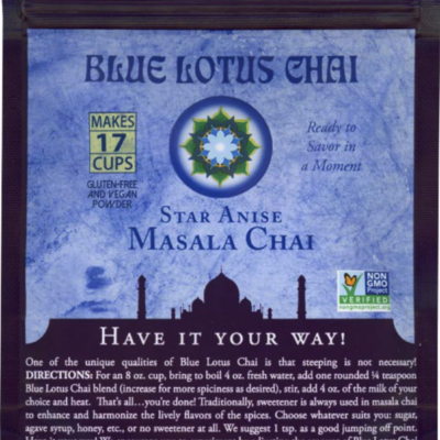 Picture of Blue Lotus Chai Mint Package